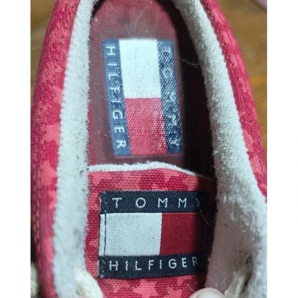 Tommy Hilfiger Red Star Slip On Shoes‎ Kids Size 11.5 Vintage Platform